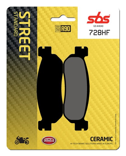 [SBS-728HF] SBS Brake Pad FA275 Ceramic