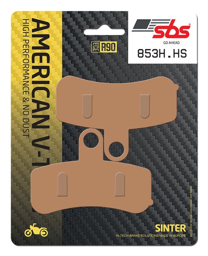 [SBS-853HHS] SBS Brake Pad FA457 American / V-Twin Sinter Front