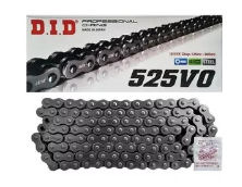 [DID-525VO120NZB] DID Chain 525 120L VO O-Ring ZB Rivet Natural