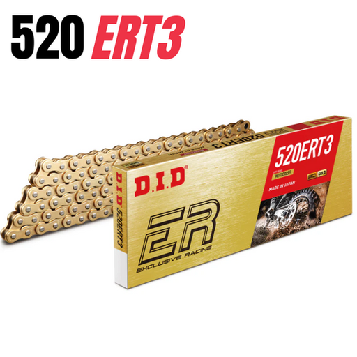 [DID-520ERT3120GGRB] DID Chain 520 120L ERT3 Clip Type RB Gold