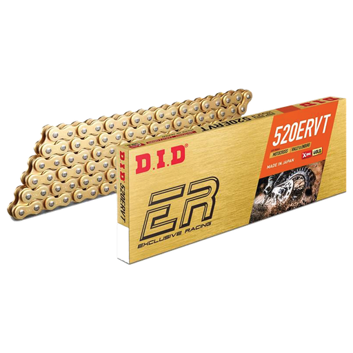 [DID-520ERV7120GGZB] DID Chain 520 120L ERV7 X-Ring Rivet Type ZB Gold