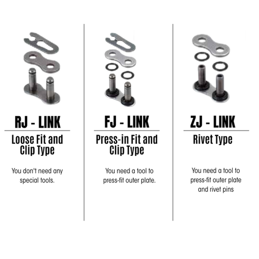 [DID-520ERVTGGFJ] DID Masterlink 520 ERVT XRing FJ Clip Gold