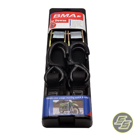 [BMA-CT02-BK] BMA Tie Down 2PC Black