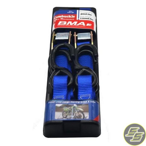 [BMA-CT02-ST-2BP-BL] BMA Tie Down 2PC Blue