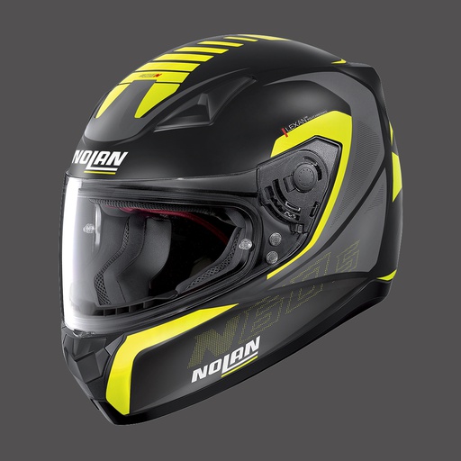 [NOL-ADEPT-81] Nolan Full Face Helmet Adept 81 Flat Black/Yellow