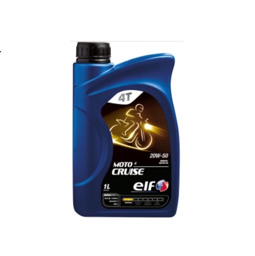 [ELF-M4C-20W50-1] Elf Moto 4 Cruise 4T Engine Oil 20W50 1L