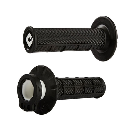 [ODI-H36HWB] Odi Half Waffle Lock-On MX Grips Black