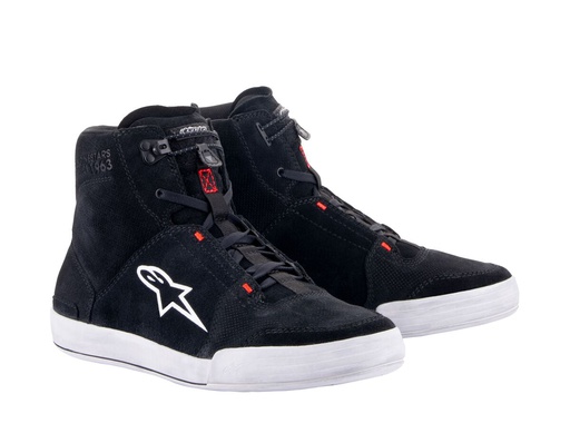 [ALP-2512322-1054] Alpinestars Chrome Shoes Black/Cool Grey/Red Fluo