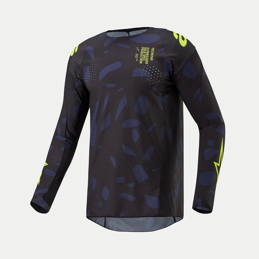 [ALP-3766724-1551] Alpinestars Techstar Rantera Jersey Black/Navy/Yellow Flo