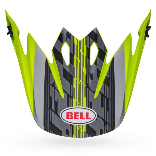 [BEL-7137526] Bell MX-9 MIPS Peak Offset Matt Black/Yellow Flo