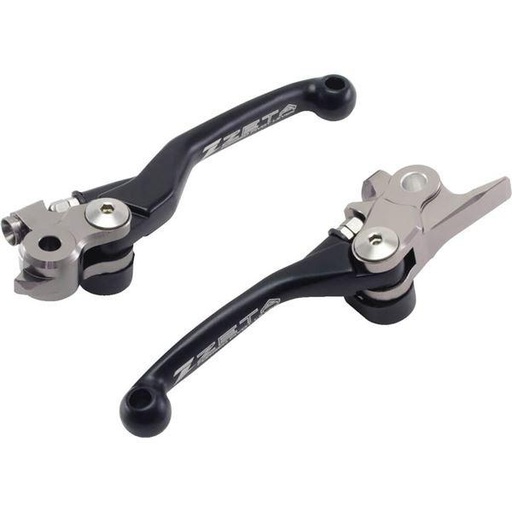 [ZET-ZE44-0111] Zeta Pivot Lever Set FP Honda CRF450R/RX '21-22 Black