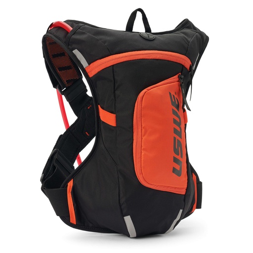 [USW-2043438] Uswe Raw 4 Hydration Backpack Carbon Orange 