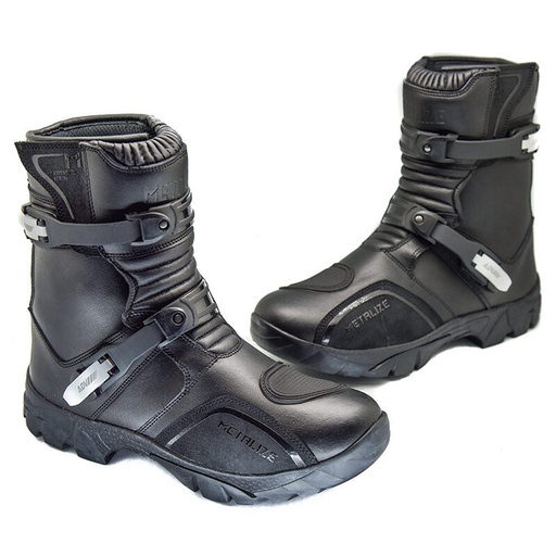 [MET-MTZ962BKBT] Metalize 962 Short Boots Black 