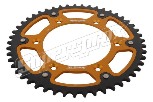 [SSX-RST-990-49-ORG] Supersprox Stealth Rear Sprocket 49T Orange KTM|HSQ  125-701cc