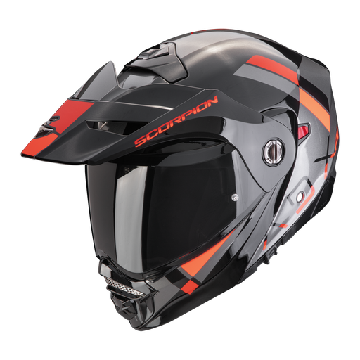 [SCO-GAL-BLKRD] Scorpion EXO Flip Up ADV Helmet Galane Black/Red