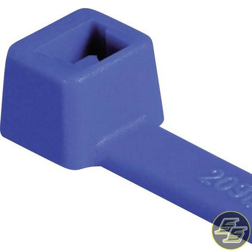 [HET-T18R-BU] HellermannTyton Cable Ties T18R Blue 100pc