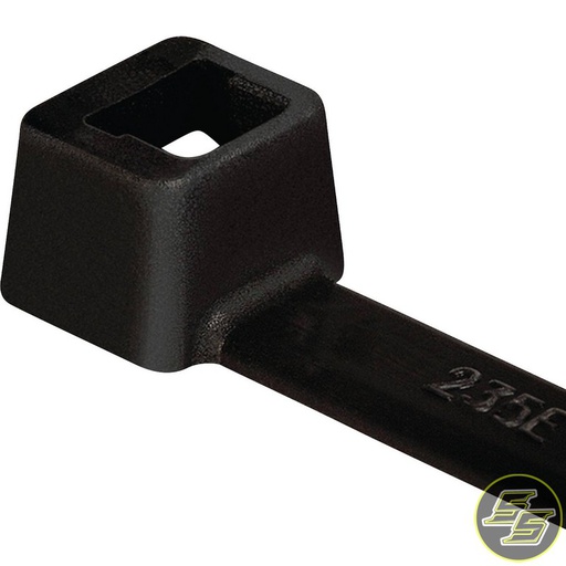 [HET-T30R-BK] HellermannTyton Cable Ties T30R Black 100pc