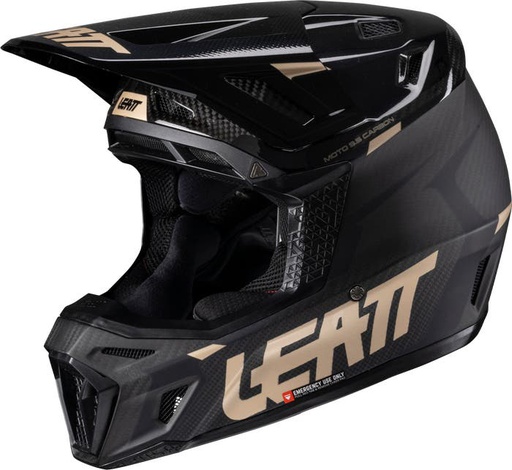 [LEA-1025100100] Leatt Moto 9.5 Carbon MX Helmet Kit Black