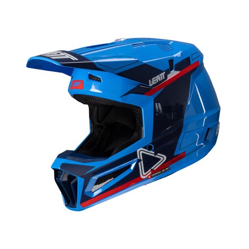 [LEA-1025100480] Leatt Moto 3.5 MX Helmet Kit Royal 