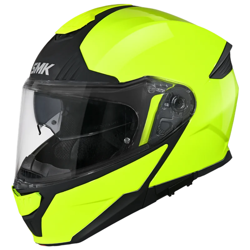 [SMK-SKGULLHVISHV400] SMK Gullwing Flip Up Helmet Solid Hi Vision