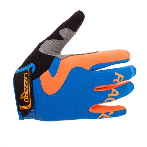 [LIZ-AM5154] Lizzard Race Long Finger Gloves Royal/Orange