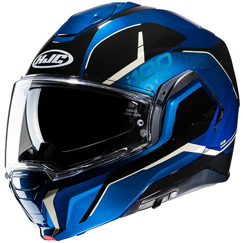 [HJC-LORIX-MC2 ] HJC Flip Up Helmet i100 Lorix MC2