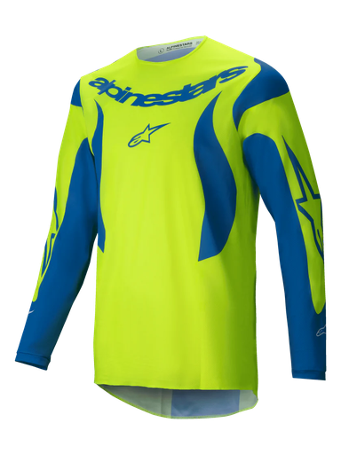 [ALP-AS3760525-557] Alpinestars 2025 Fluid Haul Jersey Yellow Flou/Blue