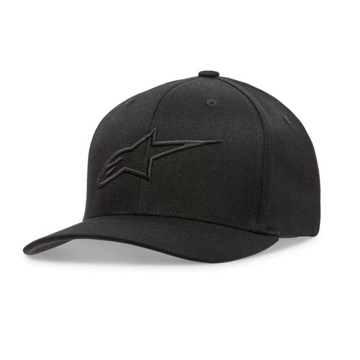 [ALP-AS1017-81010/1010] Alpinestars Ageless Curve Bill Flex Cap Black/Black