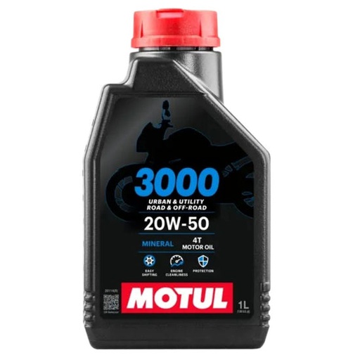 [MOT-107318] Motul Engine Oil 4T 3000 20W50 1L