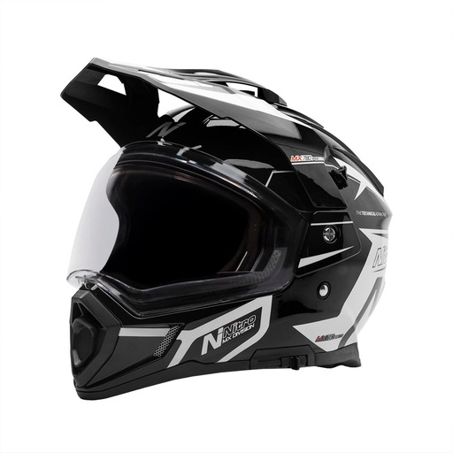 [NIH-PODWB] Nitro Helmet Podium Black/White