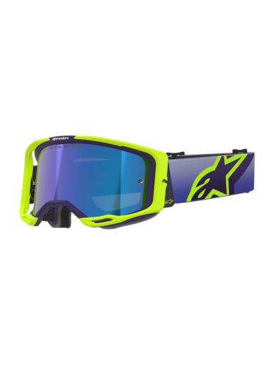 [ALP-AS5101625/3161] Alpinestars Goggles Vision 8 Corp Purple/Yellow Flou Mirror Blue