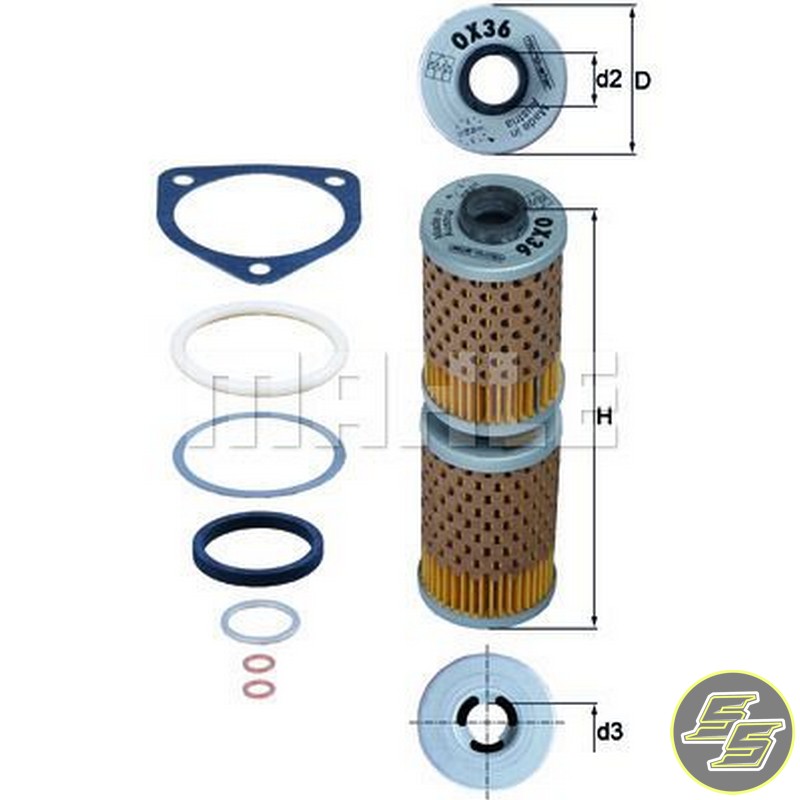 Mahle Oil Filter OX36D