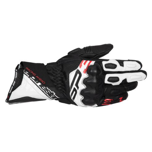 [ALP-AS3550925-1231] Alpinestars SP-3 Gloves Black/White/Red Flou
