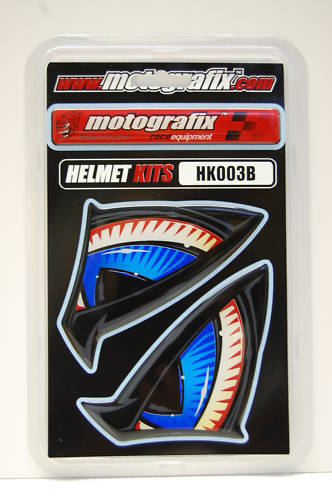 [MGX-HEB] Motografix Helmet Eyes Blue 