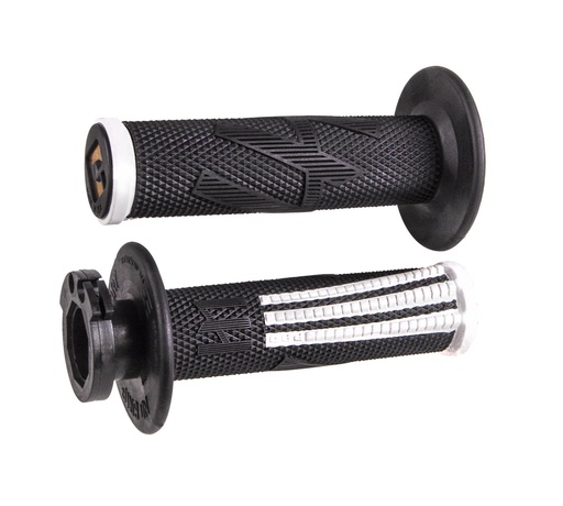 [ODI-H36EPBW] Odi Emig Pro V2 Lock-On MX Grips Black/White