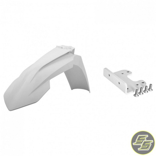 [POL-90735] Polisport Front Fender Adaptor Kit KTM EXC White '08-13