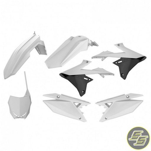 [POL-90764] Polisport Plastic Kit Suzuki RMZ250|450 '18-21 White