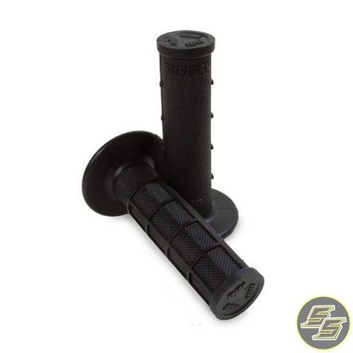 [ODI-H01RFB] ODI MX Grip Half Waffle Single Ply Black