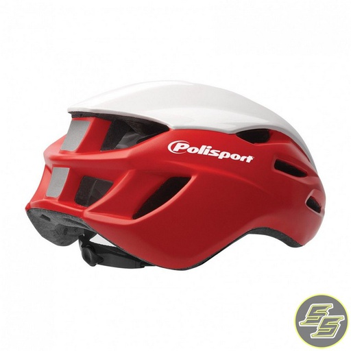 [POL-8739800008] Polisport Aero R Cycle Helmet Size L Red/White