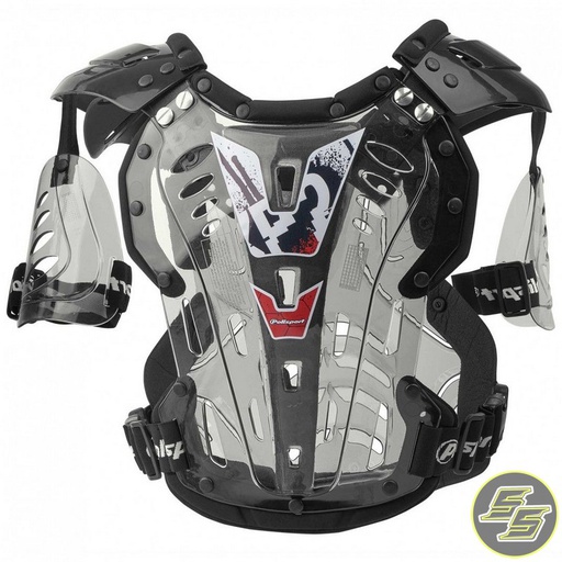 [POL-8000300001] Polisport Chest Protector XP2 Clear/Black