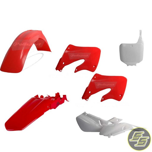 [POL-90698] Polisport Plastic Kit Honda CR125|250R '97-99 OEM Red