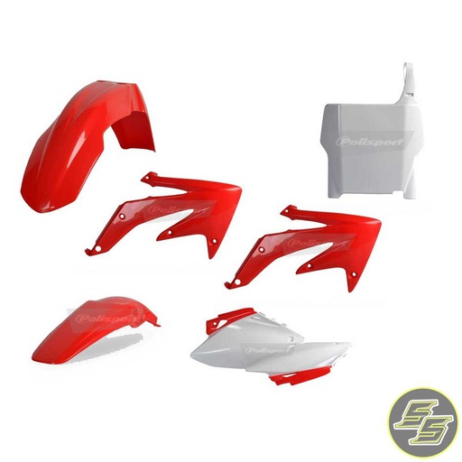 [POL-90125] Polisport Plastic Kit Honda CRF450R '07 OEM Red