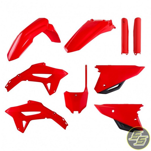 [POL-91054] Polisport Plastic Kit Honda CRF450R '21-22 OEM Red