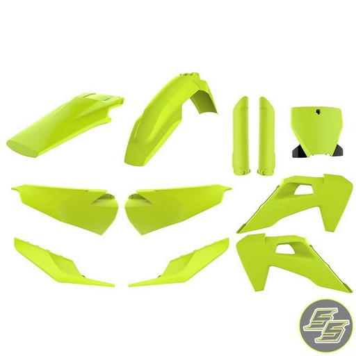 [POL-90799] Polisport Plastic Kit Husqvarna TC|FC '19- Flo Yellow