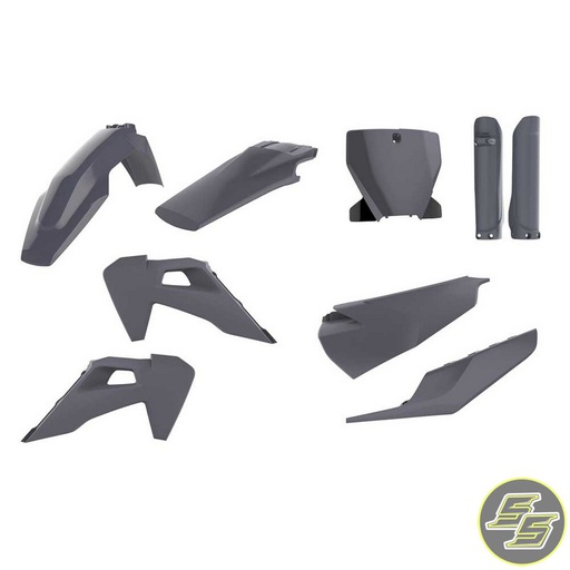 [POL-90843] Polisport Plastic Kit Husqvarna TC|FC '19 Nardo Grey