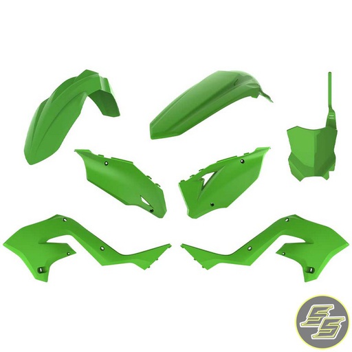 [POL-90933] Polisport Plastic Kit Kawasaki KX125|250 '03-08 Restyling OEM