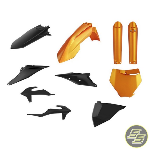 [POL-91052] Polisport Plastic Kit KTM SX|XC '19- Black/Gold