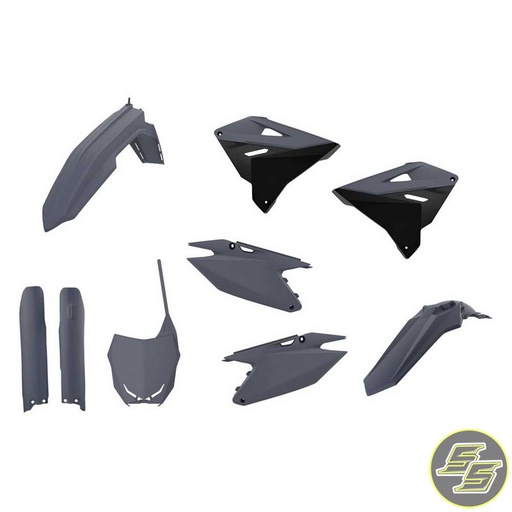 [POL-90866] Polisport Plastic Kit Suzuki RM125|250 '01-08 Restyling Nardo Grey