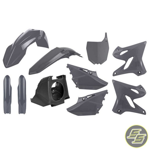 [POL-90908] Polisport Plastic Kit Yamaha YZ125|250 '02-20 Restyling Nardo Grey