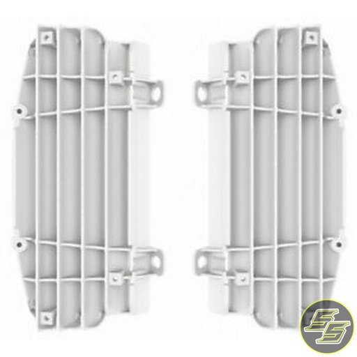 [POL-8457900004] Polisport Radiator Louvers KTM SX|EXC|XC '16-17 White